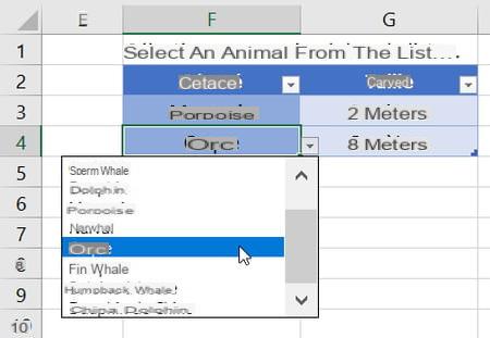 Lista desplegable de Excel: crear, insertar, modificar, eliminar