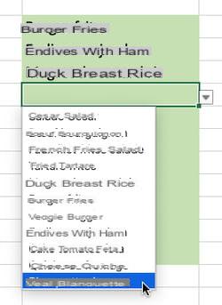 Lista desplegable de Excel: crear, insertar, modificar, eliminar