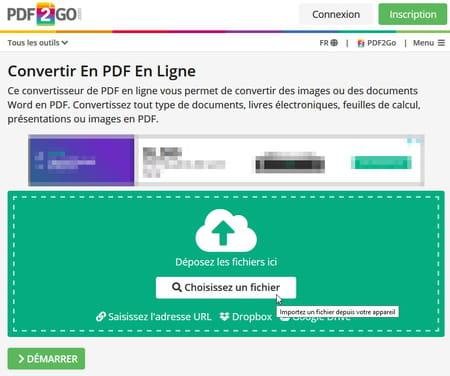 Convert to PDF: online or with free software