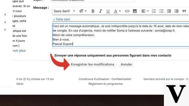 ¿Cómo programar un mensaje de fuera de la oficina en Gmail?