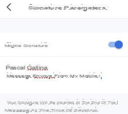 Firma de Gmail: firma mensajes automáticamente