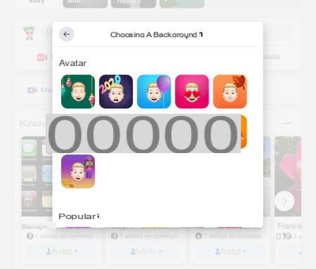 Facebook avatar: create and use a character