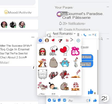 Facebook avatar: create and use a character