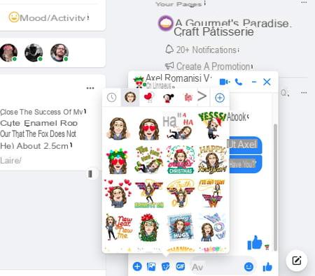 Facebook avatar: create and use a character