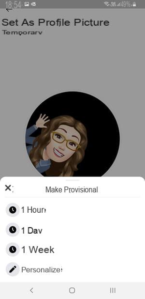 Facebook avatar: create and use a character