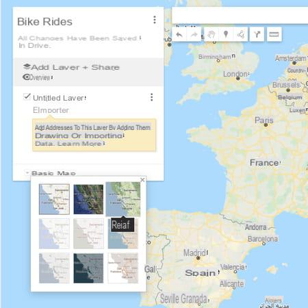 Create a custom map in Google Maps