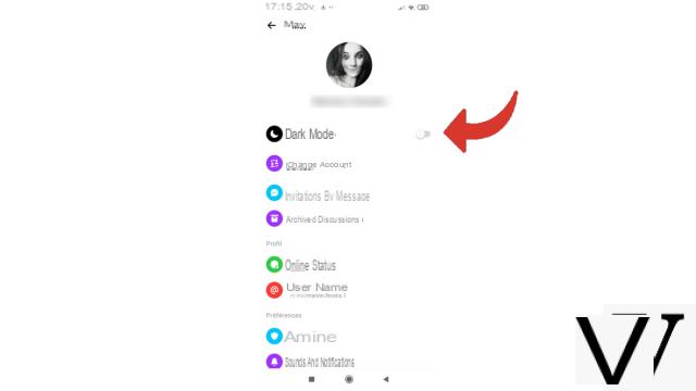 ¿Cómo activar el modo oscuro en Messenger?