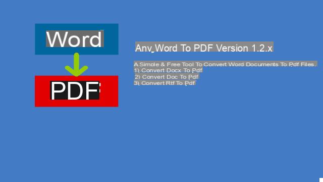 Convertir PDF a Word en Windows 10 -