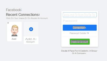 Cambiar cuenta de Facebook: cambiar sin cerrar sesión