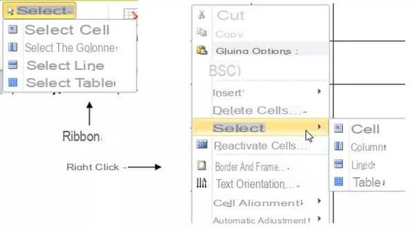 Word tables: create, modify, enlarge, delete ...