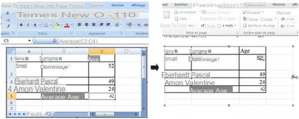 Word tables: create, modify, enlarge, delete ...