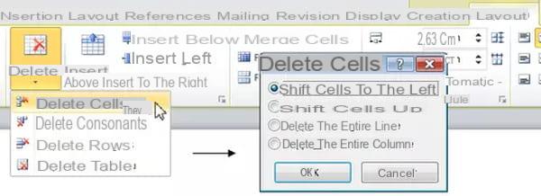 Word tables: create, modify, enlarge, delete ...