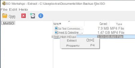 ISO file: open, read, create ISO image on PC