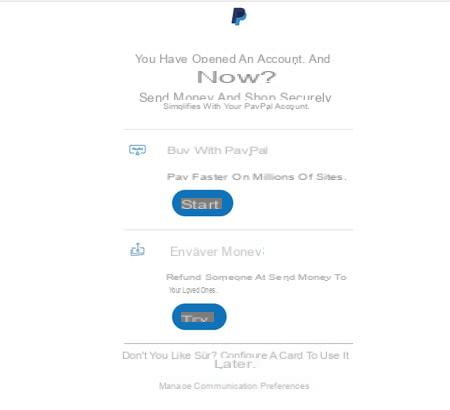 PayPal account: creation and online payments