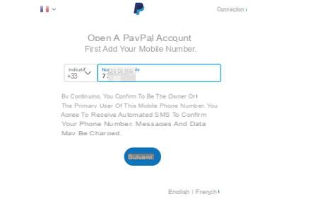 PayPal account: creation and online payments