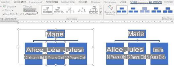 Make an organization chart with Word