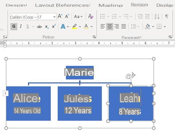 Haz un organigrama con Word