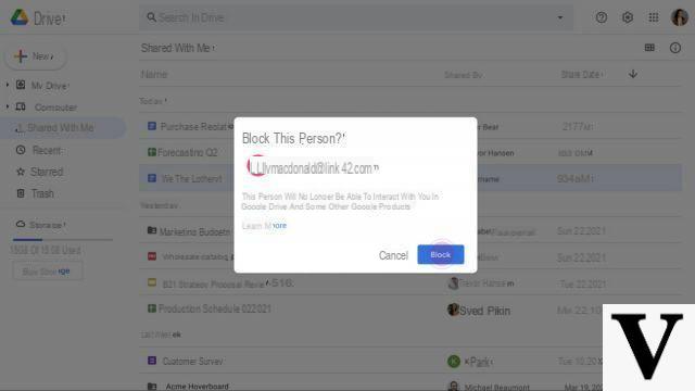 Spam: pronto podrás bloquear usuarios en Google Drive