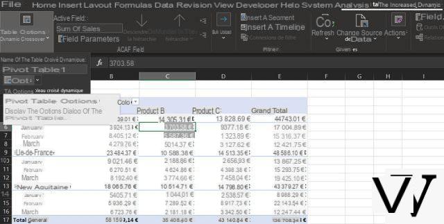 Tabla dinámica de Excel: ejemplo, crear, actualizar ...