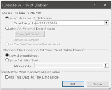 Excel pivot table: example, create, update ...