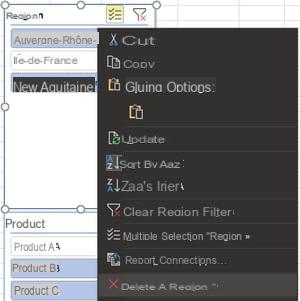 Excel pivot table: example, create, update ...