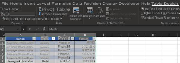 Excel pivot table: example, create, update ...