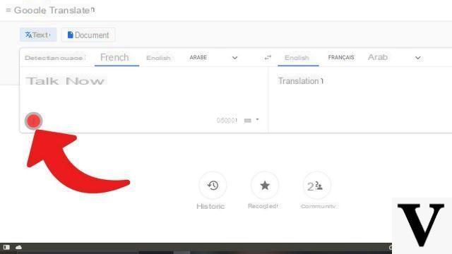 ¿Cómo traducir una entrada de voz con Google Translate?
