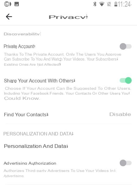 Cuenta TikTok: registro, conexión, personalización