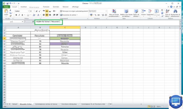 ¿Cómo usar la función SI en Excel?