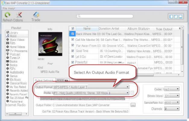 Converta M4P para MP3 no Windows e Mac -